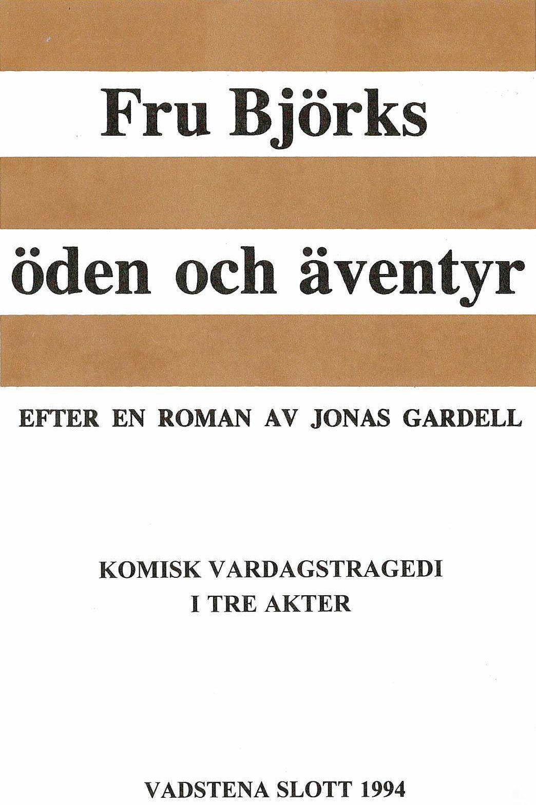 Fru Björks öden och äventyr - Bild 1 von 3