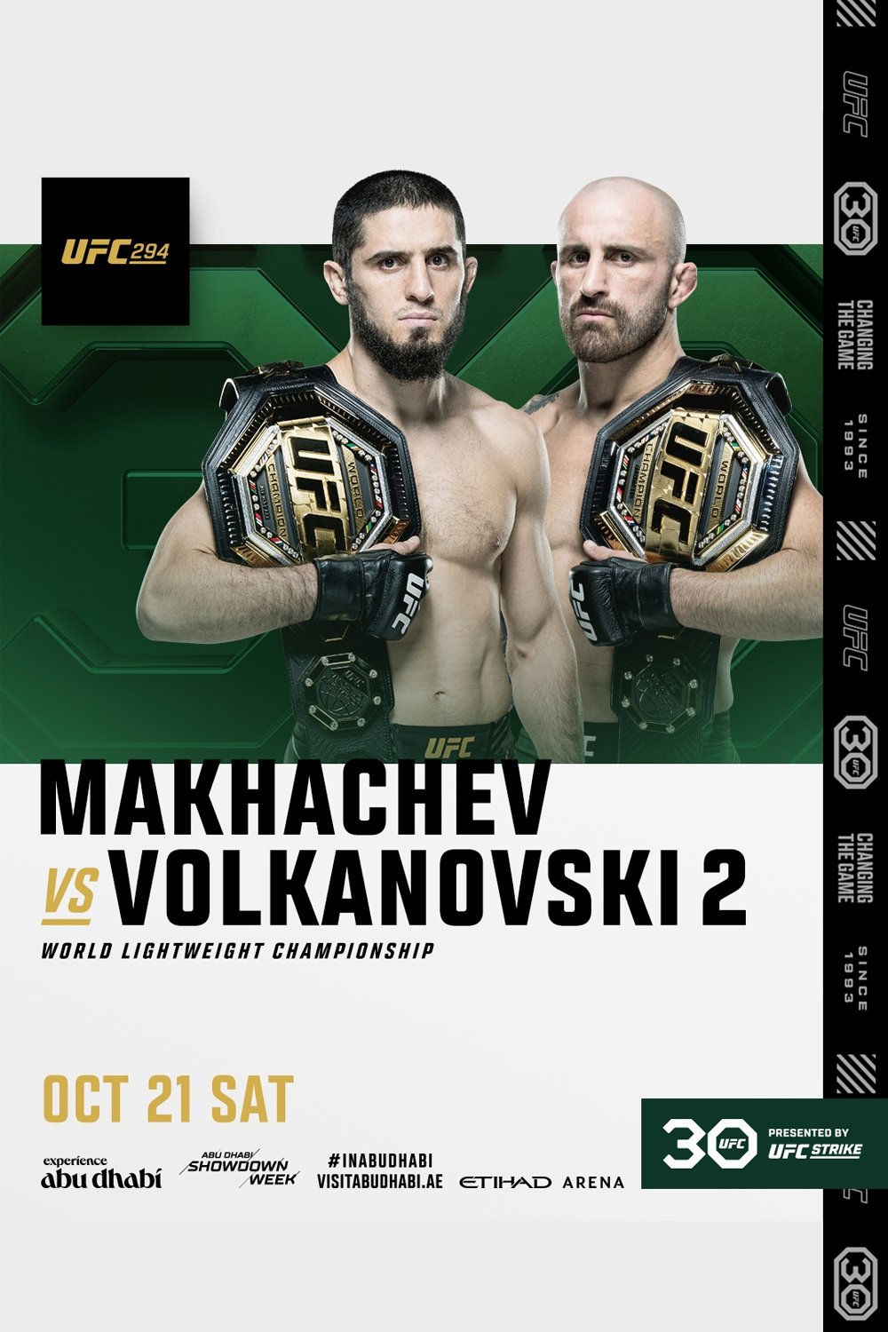UFC 294: Makhachev vs. Volkanovski 2 - Bild 1 von 9